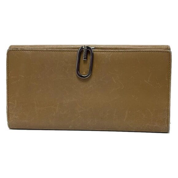 Auth GUCCI - 0352778 Beige Leather Long Wallet - Picture 2 of 6